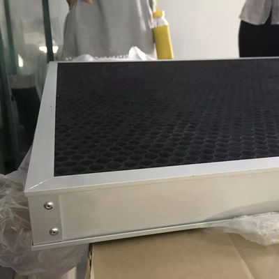 सक्रिय कार्बन कोटिंग के साथ एल्यूमीनियम मधुमक्खी फिल्टर आकार 500x500mm